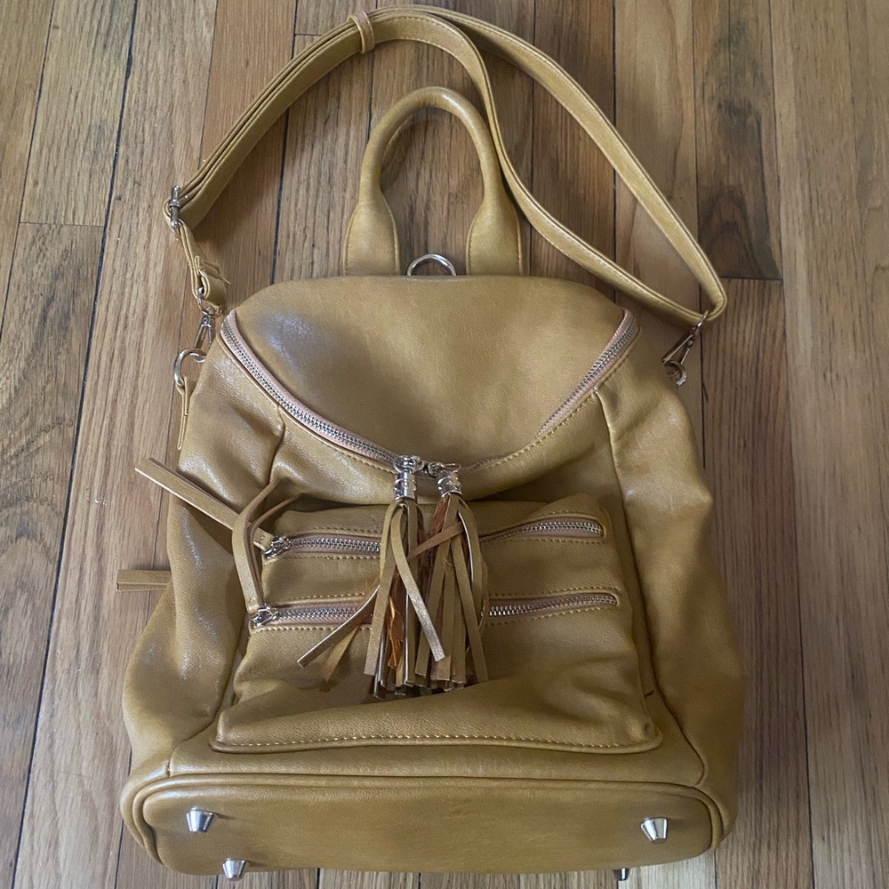 Vegan Leather Tan Purse